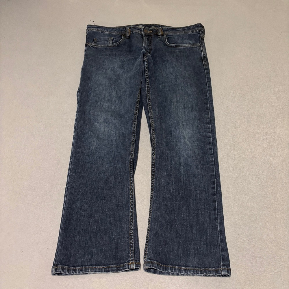 Buffalo David Bitton Mens Driven-X Basic Straight Stretch Jeans Blue 34x30